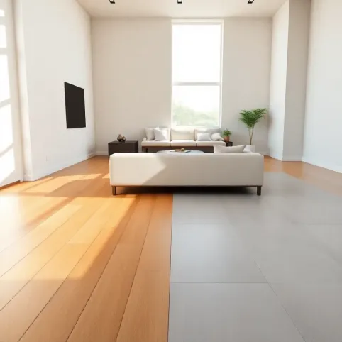 Panele czy płytki w salonie