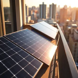 Panele fotowoltaiczne na balkon czy warto