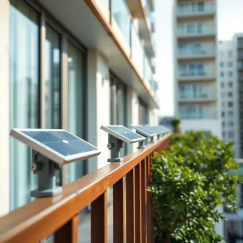 Panele fotowoltaiczne na balkon w bloku