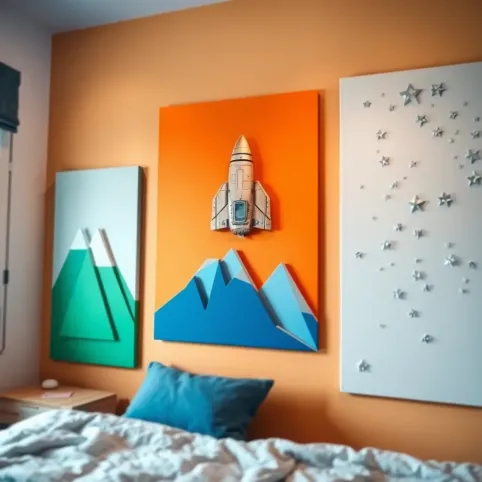 Panele ścienne dla chłopca