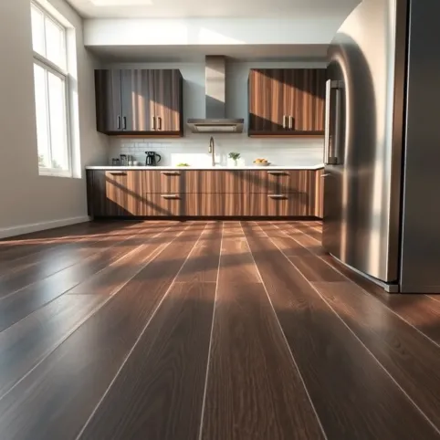 Panele winylowe na płytki w kuchni