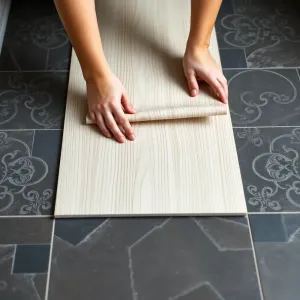 Panele winylowe samoprzylepne montaż