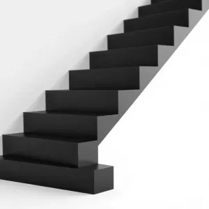 Profil schodowy do paneli 8mm czarny