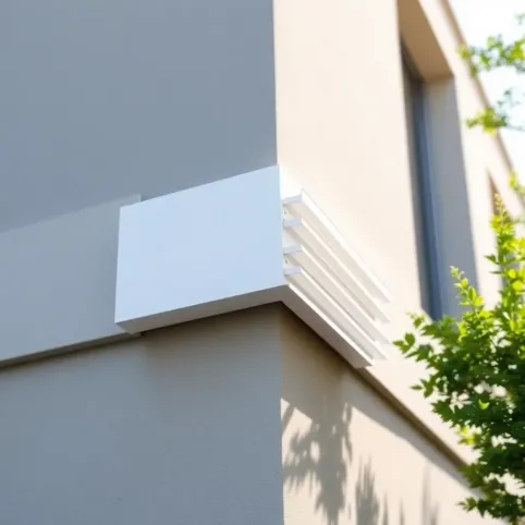 Profil wentylacyjny do elewacji