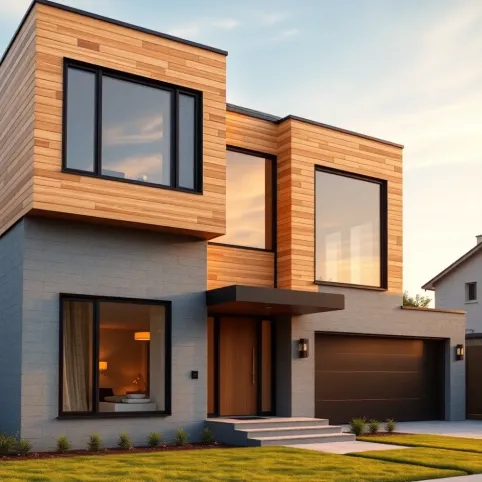 Projekt elewacji domu