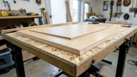 przyklejanie forniru