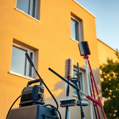Sprzęt do mycia elewacji