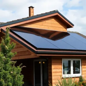 Stelaż do paneli fotowoltaicznych na dachu płaskim