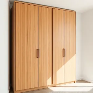 Szafa do przedpokoju z lamelami