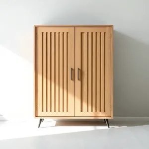 Szafka na buty z lamelami