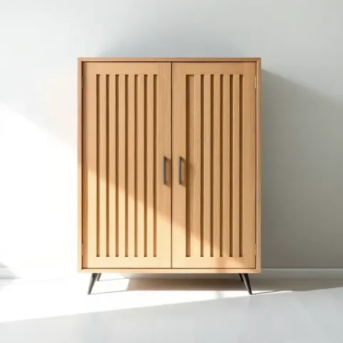 Szafka na buty z lamelami