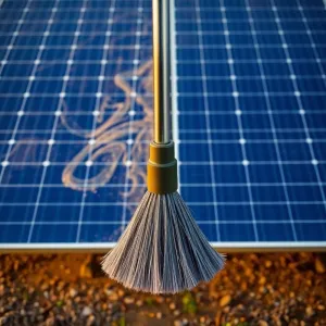 Szczotka do mycia paneli fotowoltaicznych 4m