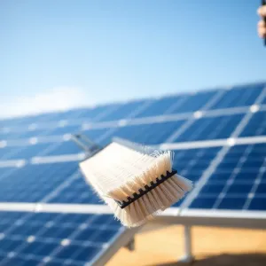 Szczotka do mycia paneli fotowoltaicznych 9m