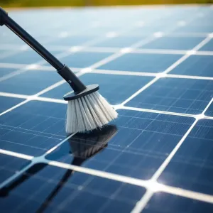 Szczotka teleskopowa do mycia paneli fotowoltaicznych