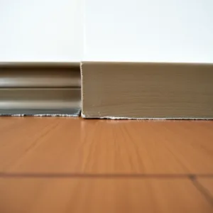 Szpara między listwą a podłogą