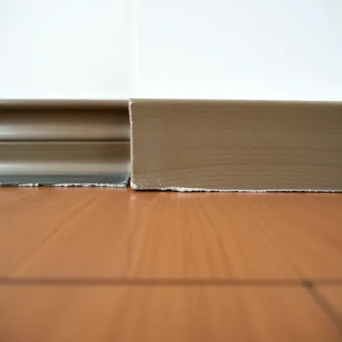 Szpara między listwą a podłogą