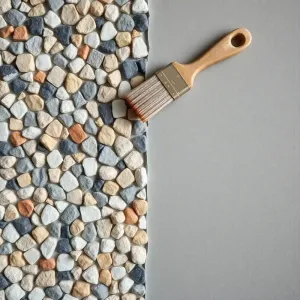 Tynk mozaikowy żywiczny czym pomalować