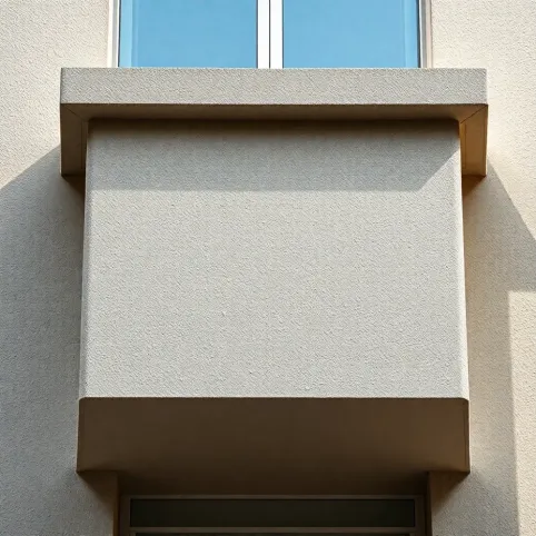 Tynk na czoło balkonu