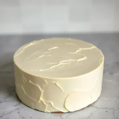 Tynk z białej czekolady