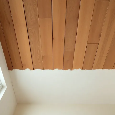 Tynkowanie sufitu z desek