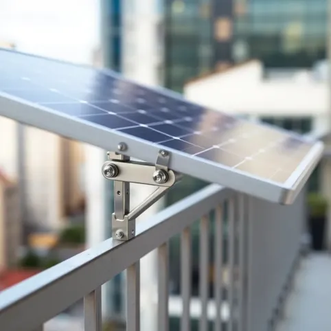 Uchwyty do paneli fotowoltaicznych na balkon