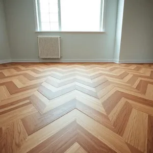 Układanie paneli w jodełkę