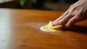 Woskowanie mebli fornirowanych