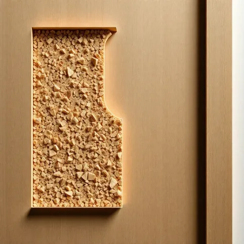 Wypełnienie drzwi płyta wiórowa otworowa