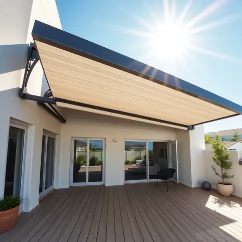 Żaluzja fasadowa na taras