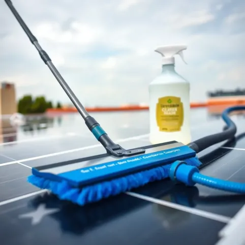 Zestaw do mycia paneli fotowoltaicznych