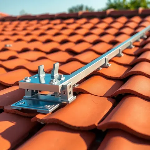 Zestaw montażowy do paneli fotowoltaicznych na dachówka ceramiczna