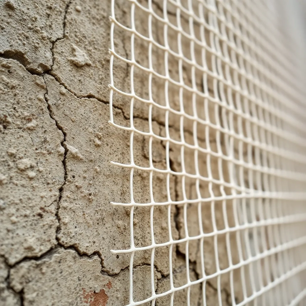 Siatka elewacyjna na stary tynk