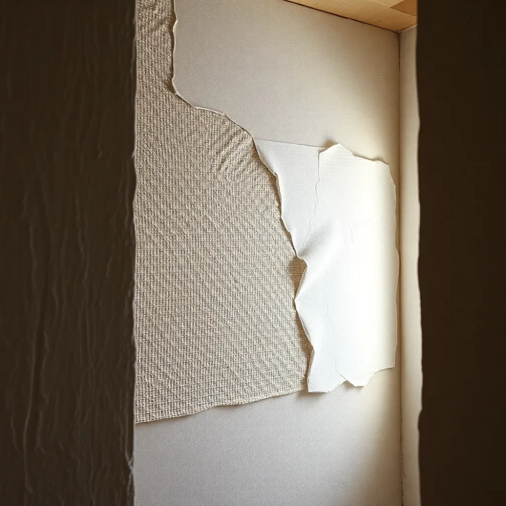 Siatka i klej zamiast tynku wewnątrz