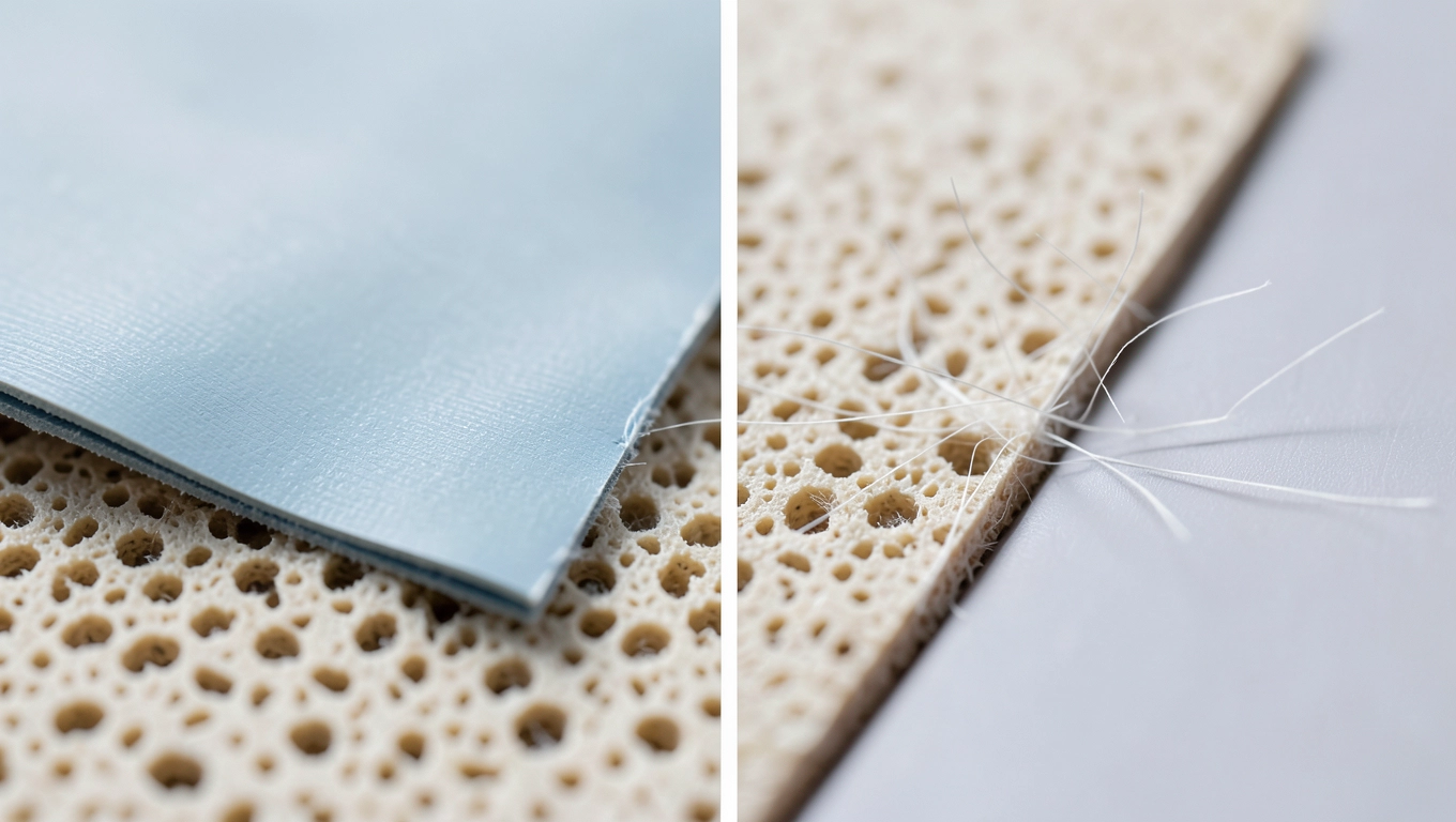 Siła spajania klejów winylowych