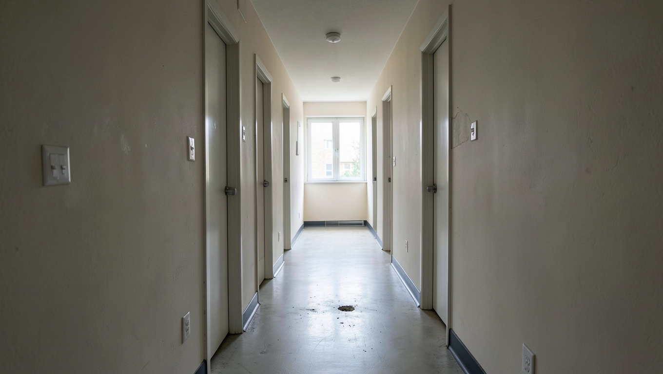 Spółdzielnia bloku a wiercenie w ścianie korytarza czyj jest korytarz
