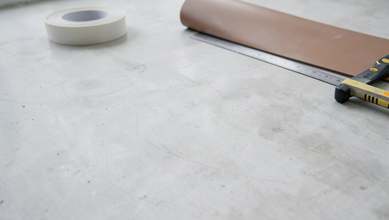 Sprawdzanie czystości i suchości przed cięciem PCV