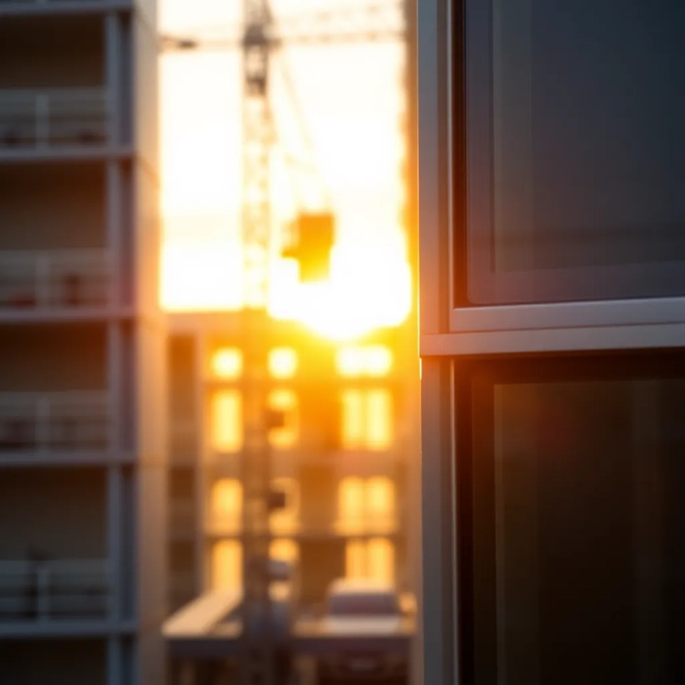 Stelaż aluminiowy do elewacji