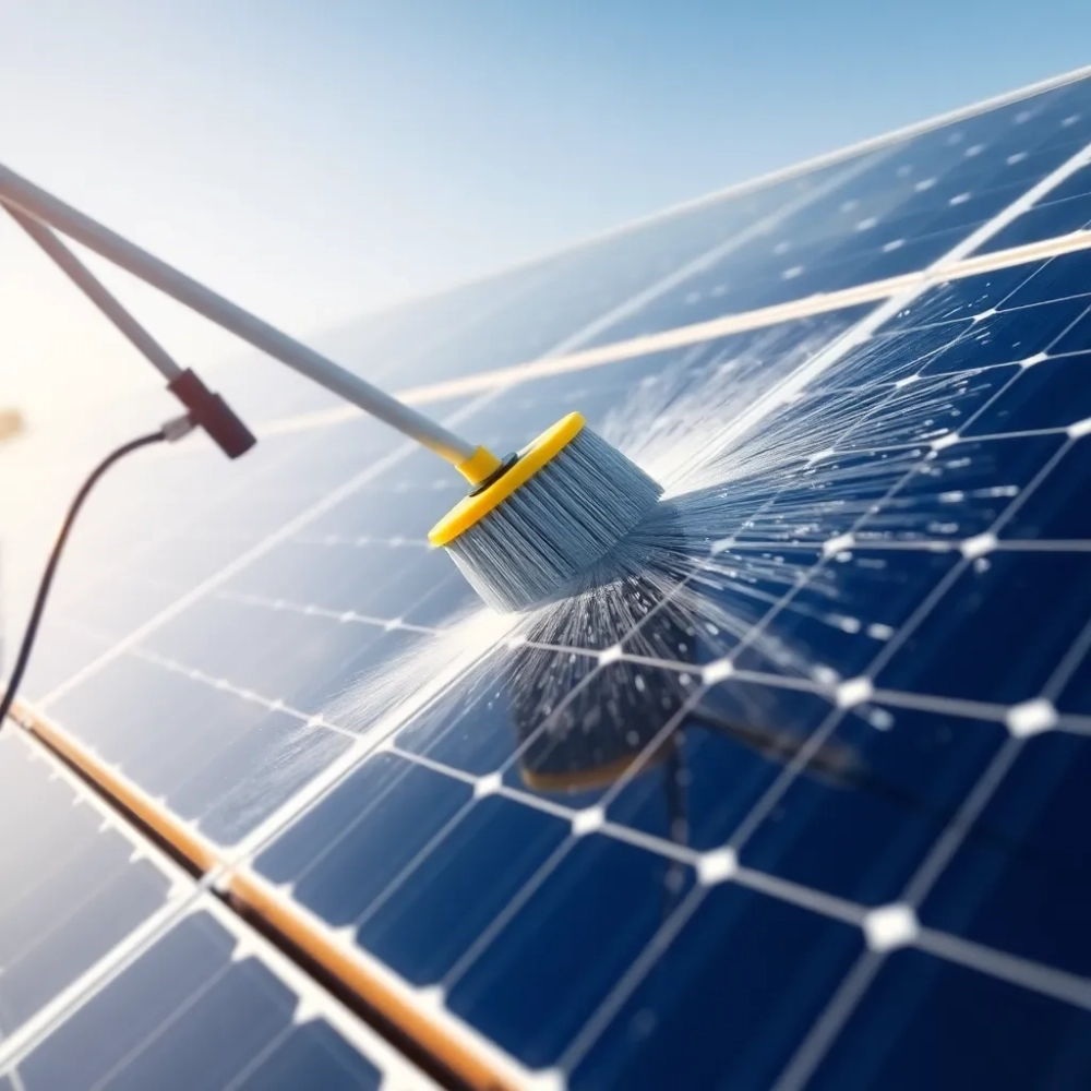 Szczotka do mycia paneli fotowoltaicznych 10m