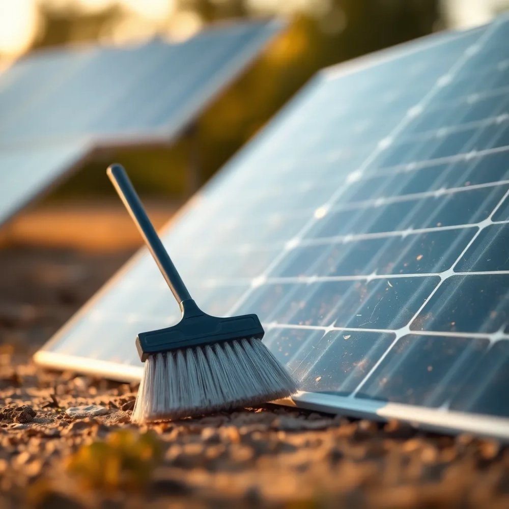 Szczotka do mycia paneli fotowoltaicznych 8m