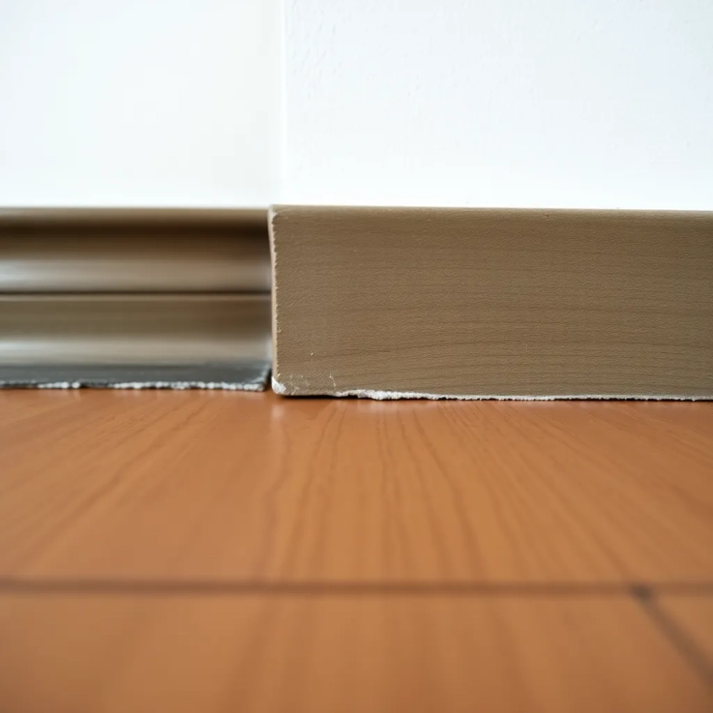 Szpara między listwą a podłogą