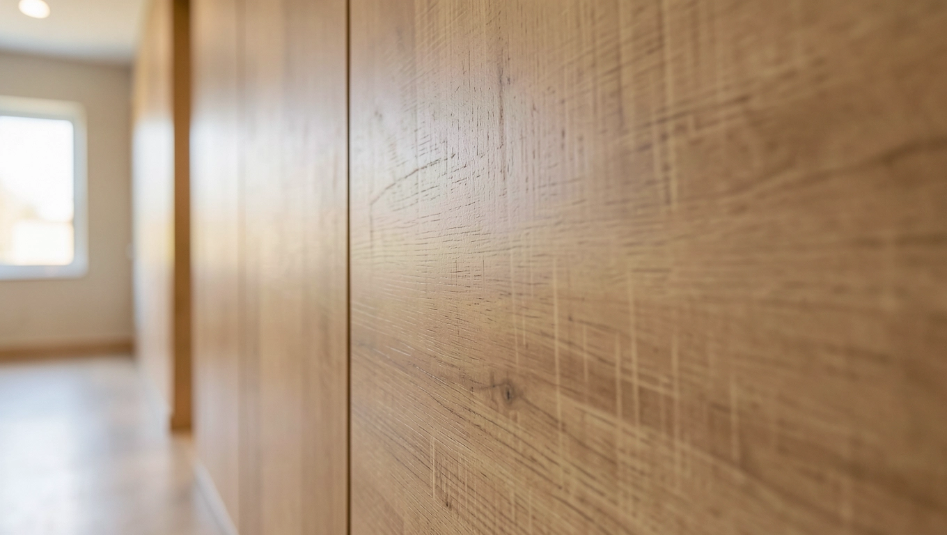 Tanie panele fornirowane na korytarzową ścianę