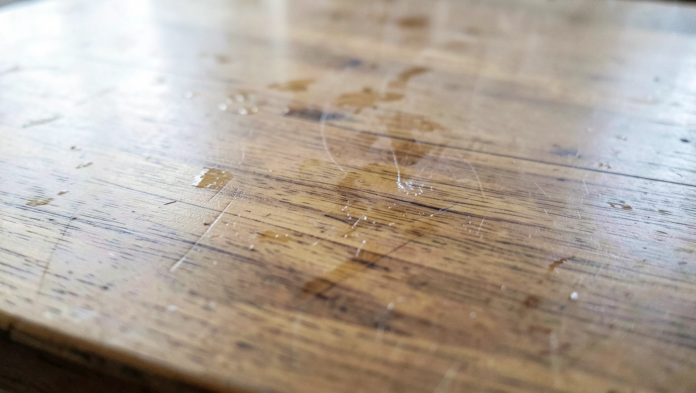 Trwałość forniru na stole