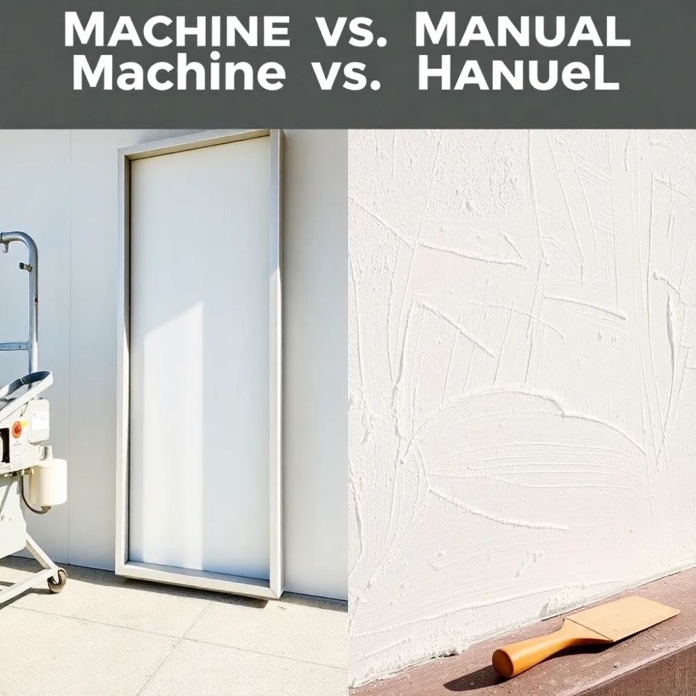 Tynk elewacyjny maszynowy czy ręczny