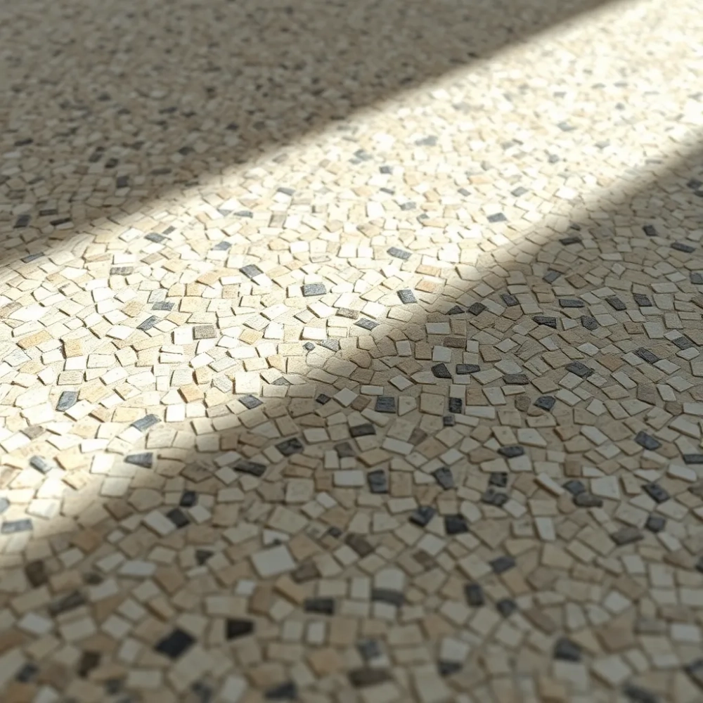 Tynk mozaikowy na fundament