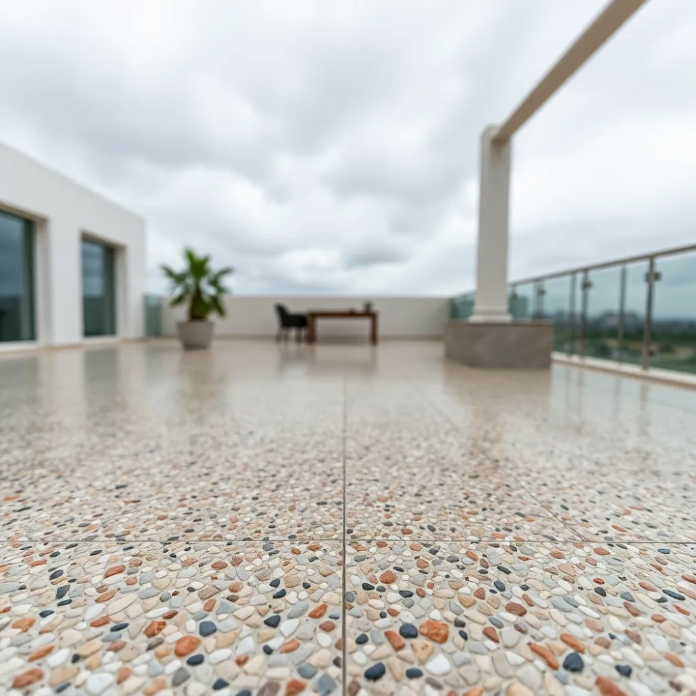 Tynk mozaikowy na taras