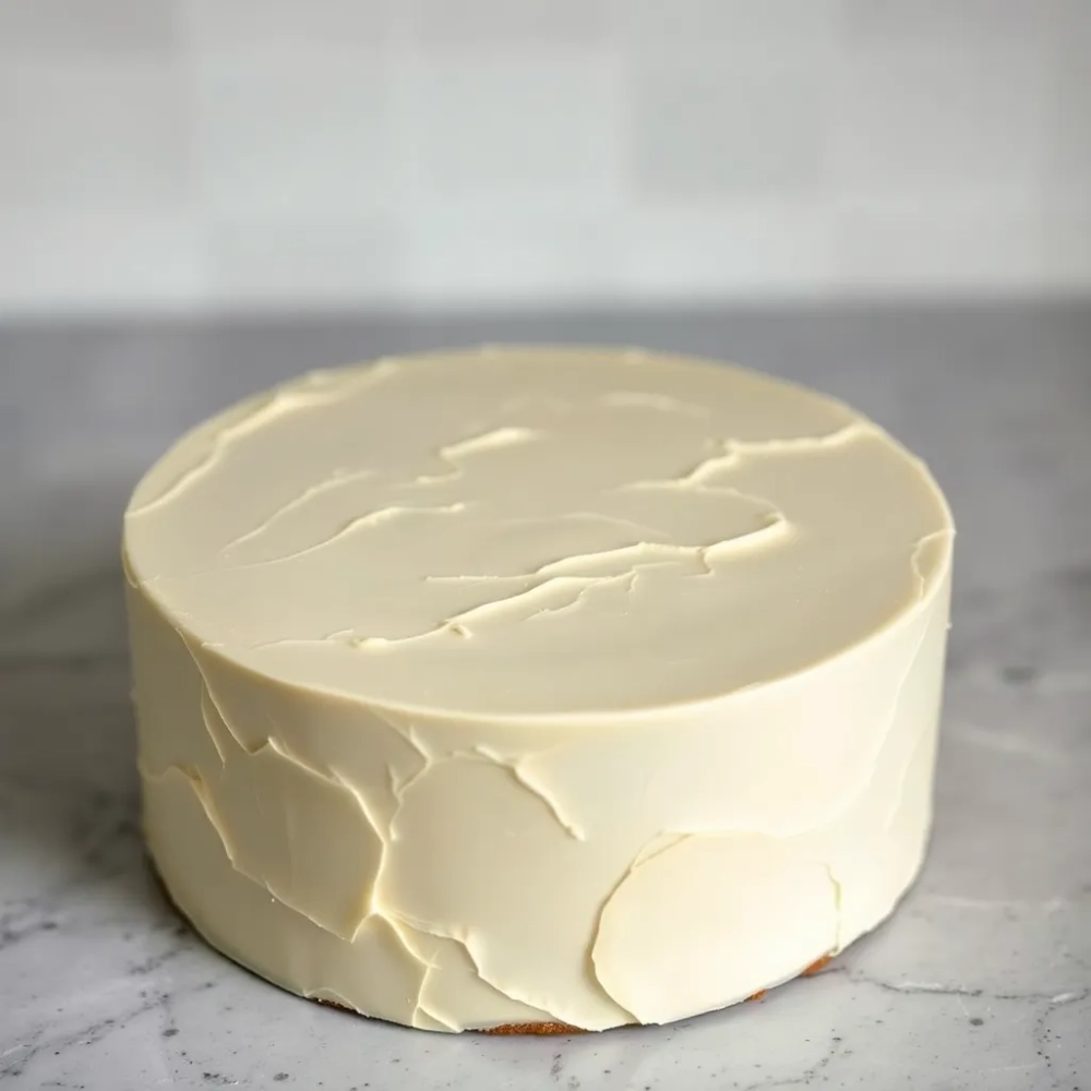 Tynk z białej czekolady