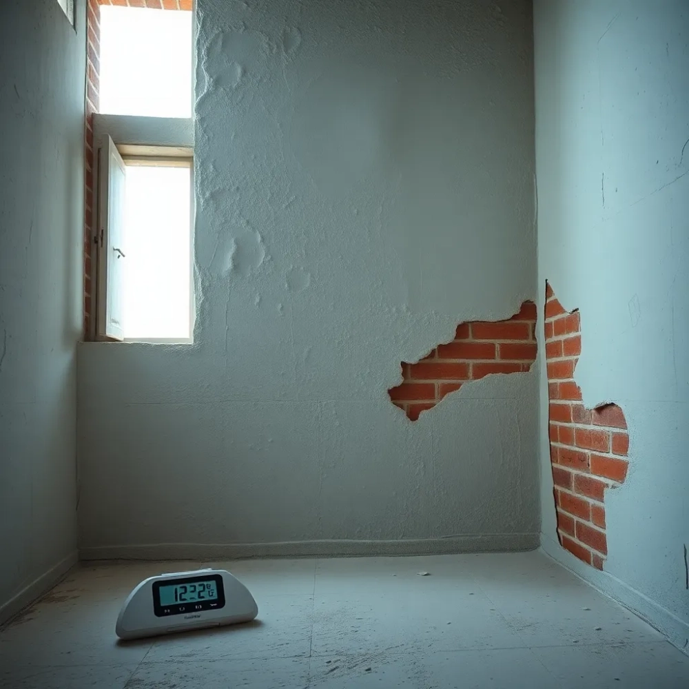 Tynki gipsowe w nieogrzewanym domu