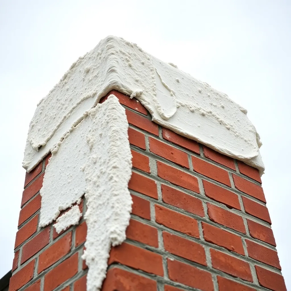 Tynkowanie komina klejem do styropianu