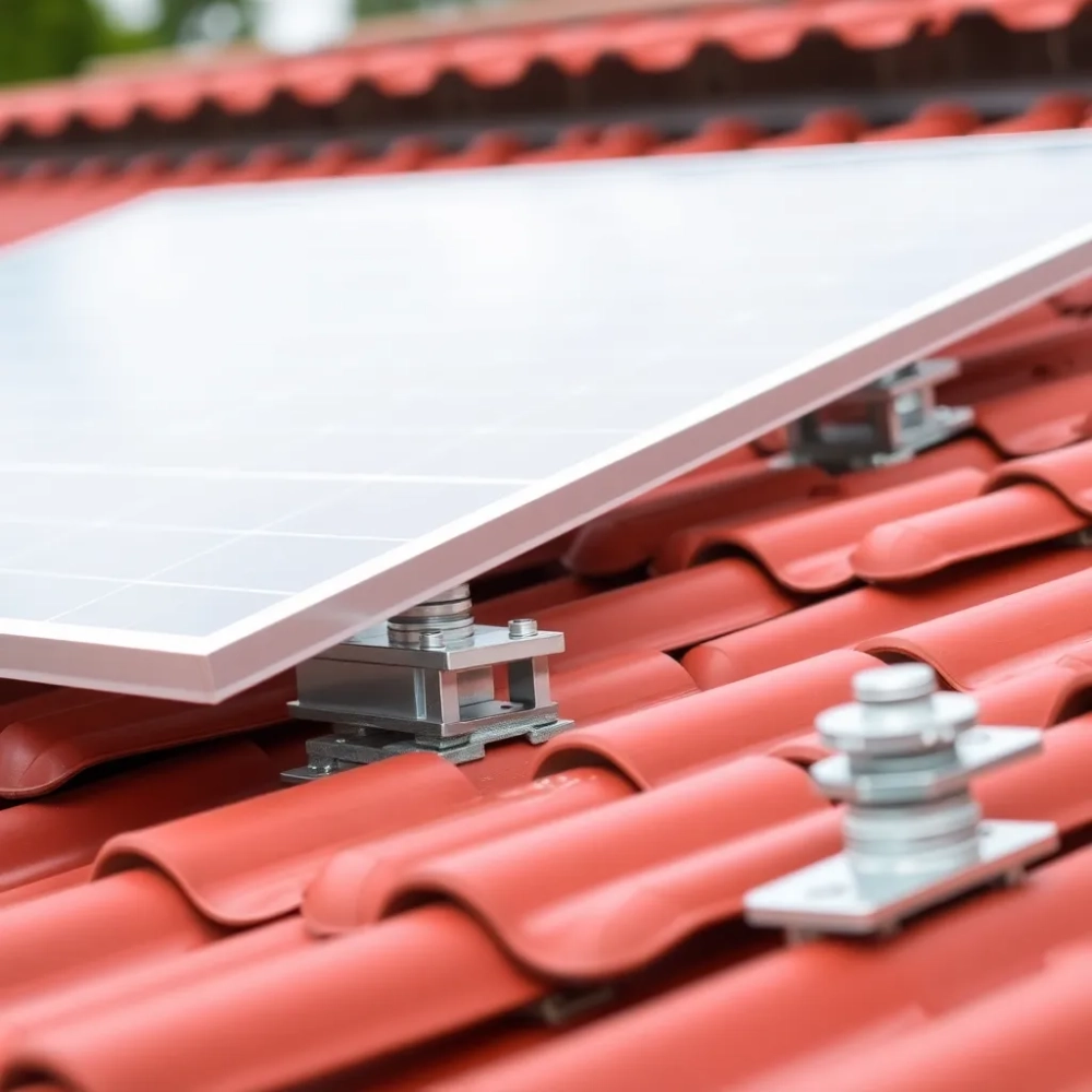 Uchwyty do paneli fotowoltaicznych blachodachówki