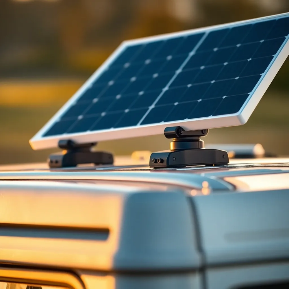 Uchwyty do paneli FOTOWOLTAICZNYCH kamper